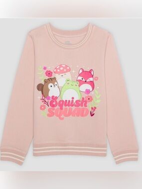 Girls' Squishmallows Dreamy Fleece Pullover Sweatshirt